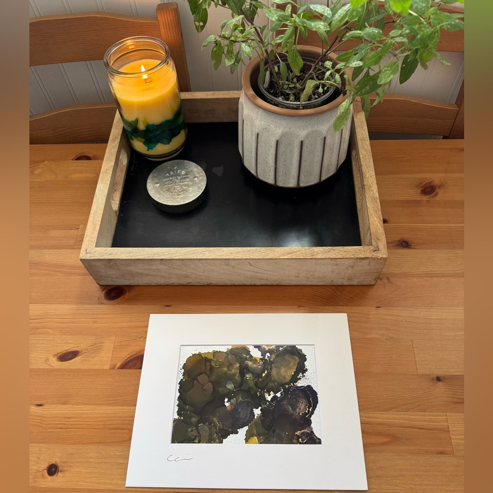New Original Signed Artwork Alcohol Ink on Paper